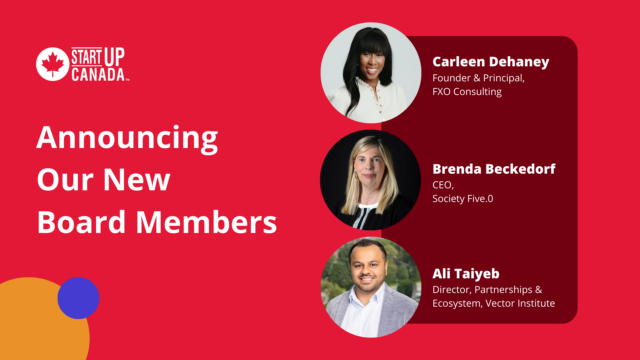 Startup Canada Announces New Board Members